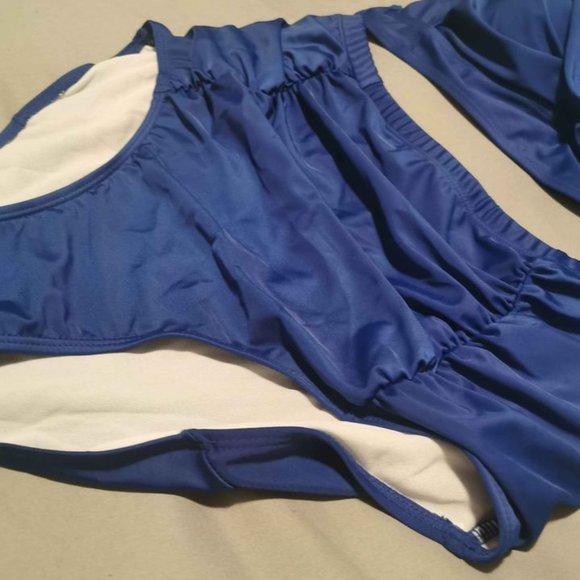 Blue High-Waisted Bikini - Picture 4 of 5